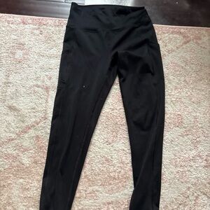 Black Fleece High-Waist Active Leggings